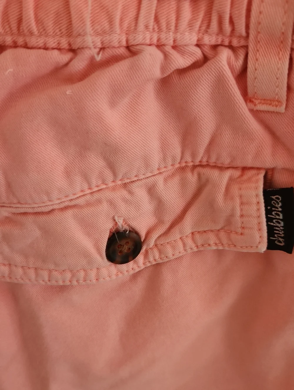Chubbies Men's Casual Coral Pink Cotton Shorts 5.5 Inch Inseam